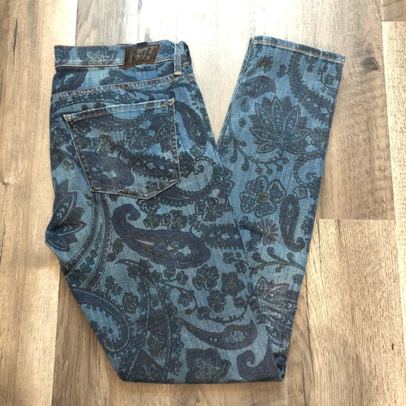Citizens Of Humanity Avedon Paisley Print Jeans - Picture 2 of 8